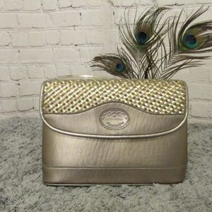 Goldtone Evening Clutch